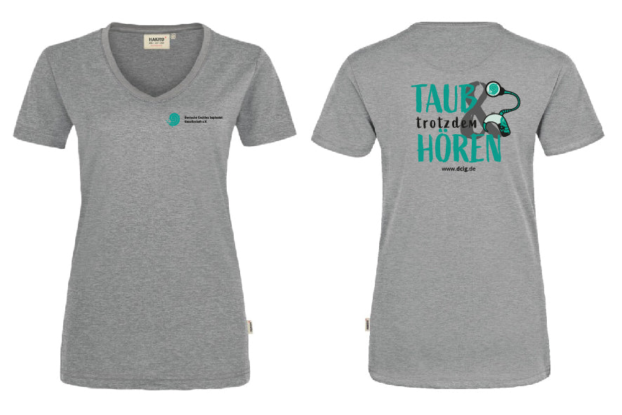 Damen T-Shirt der Deutschen Cochlea Implantat Gesellschaft
