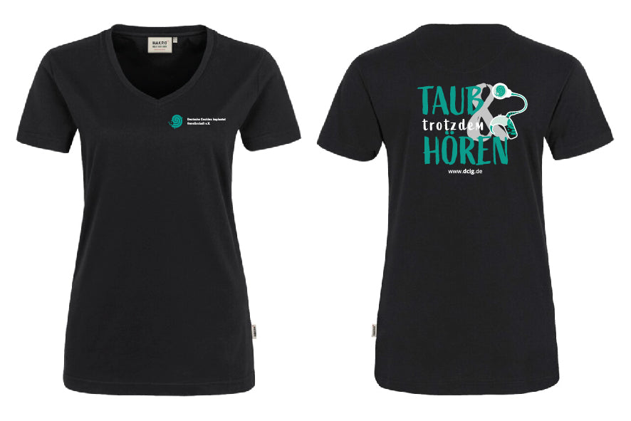 Damen T-Shirt der Deutschen Cochlea Implantat Gesellschaft