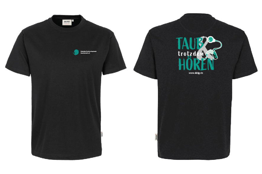 Herren/ Unisex T-Shirt der Deutschen Cochlea Implantat Gesellschaft