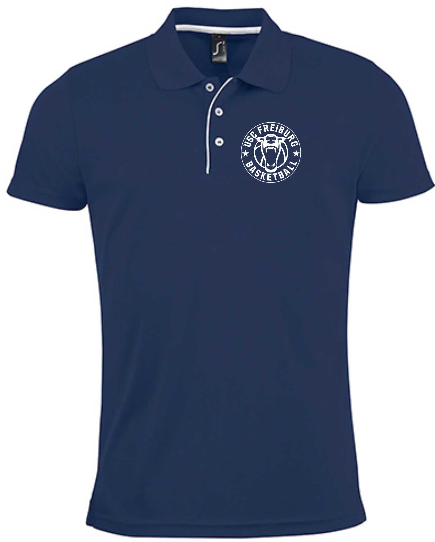 Funktionspolo Basic mit USC Freiburg Logo