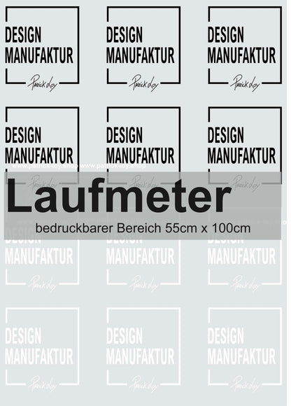 DTF-Transferfolie Laufmeter (bedruckbarer Bereich 55cmx100cm)